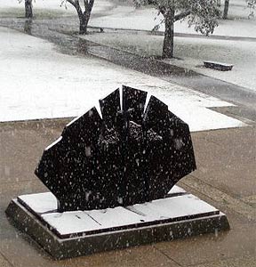 Abilene-Christian-Library-Snowfall-at-Omega-Point