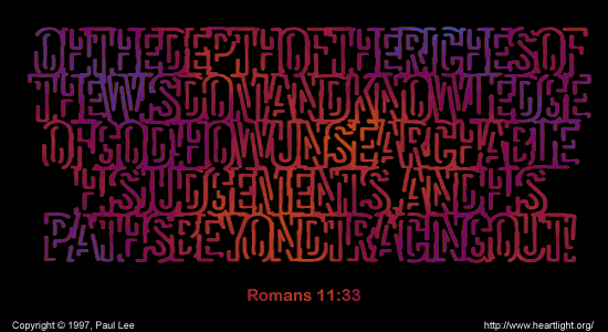 Romans 11:33 (39k)