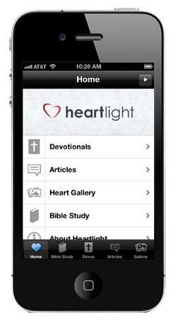 Heartlight App for your Phone